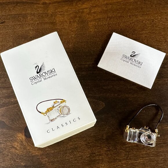 RETIRED Swarovski Crystal Memories Figurine w/Box - Camera - 9460 000 074 - Picture 5 of 6